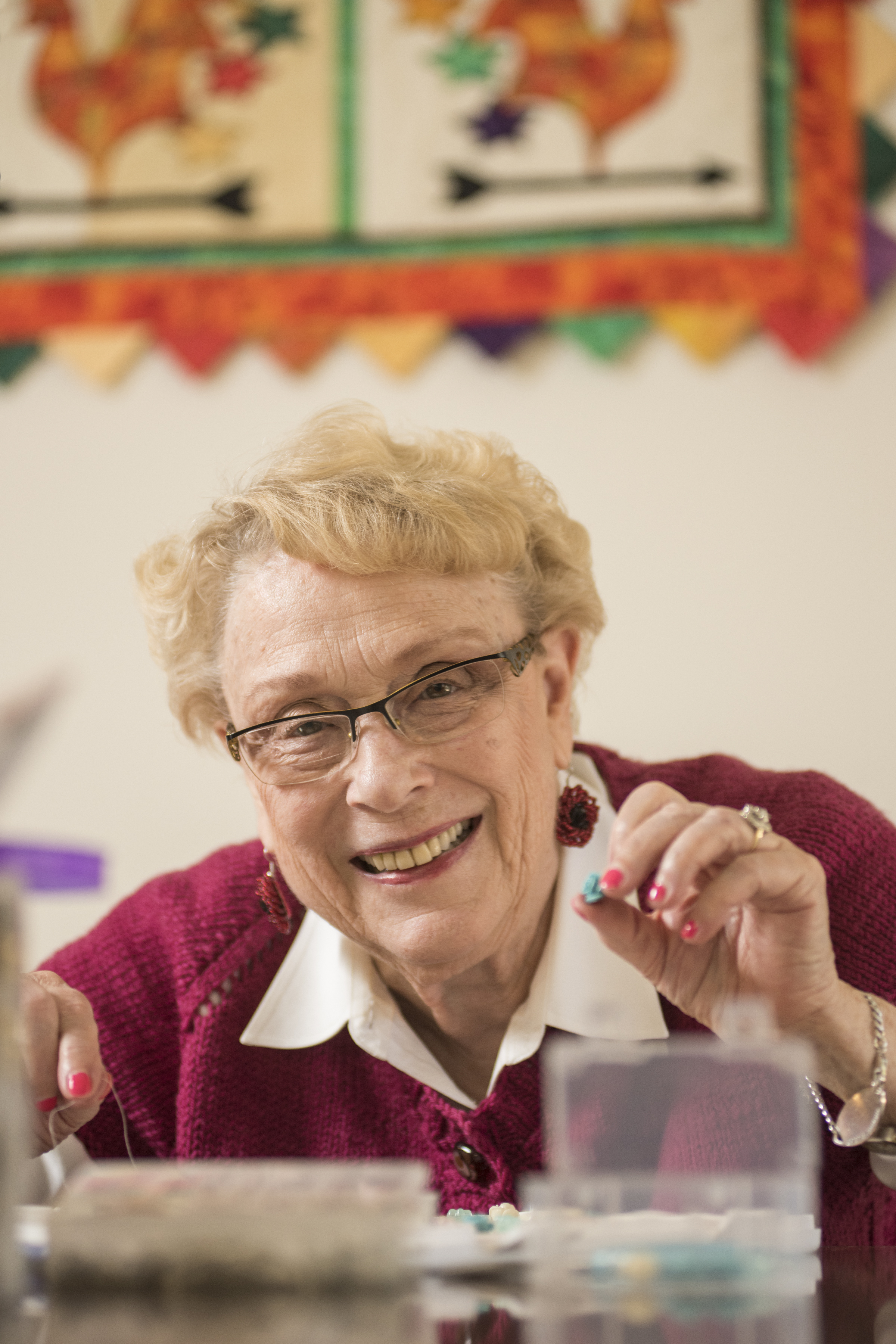 Nadine Yother at the Acacia Creek Retirement Community