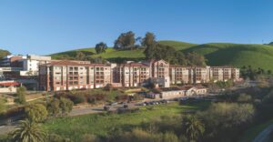 Exterior Aerial View of Acacia Creek Retirement Community